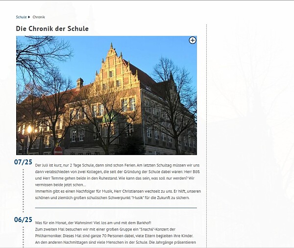 Bildausschnit der Chronik